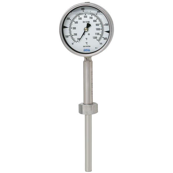 Wika Model 75 Gas-Actuated Vibration Resistant Thermometer